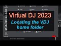 VDJ2023 - Locating the VDJ home folder