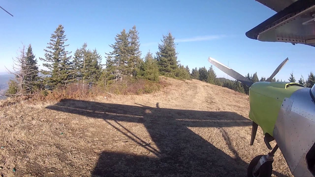 Prairie Mountain, a mountain top STOL landing in an ICP Savannah