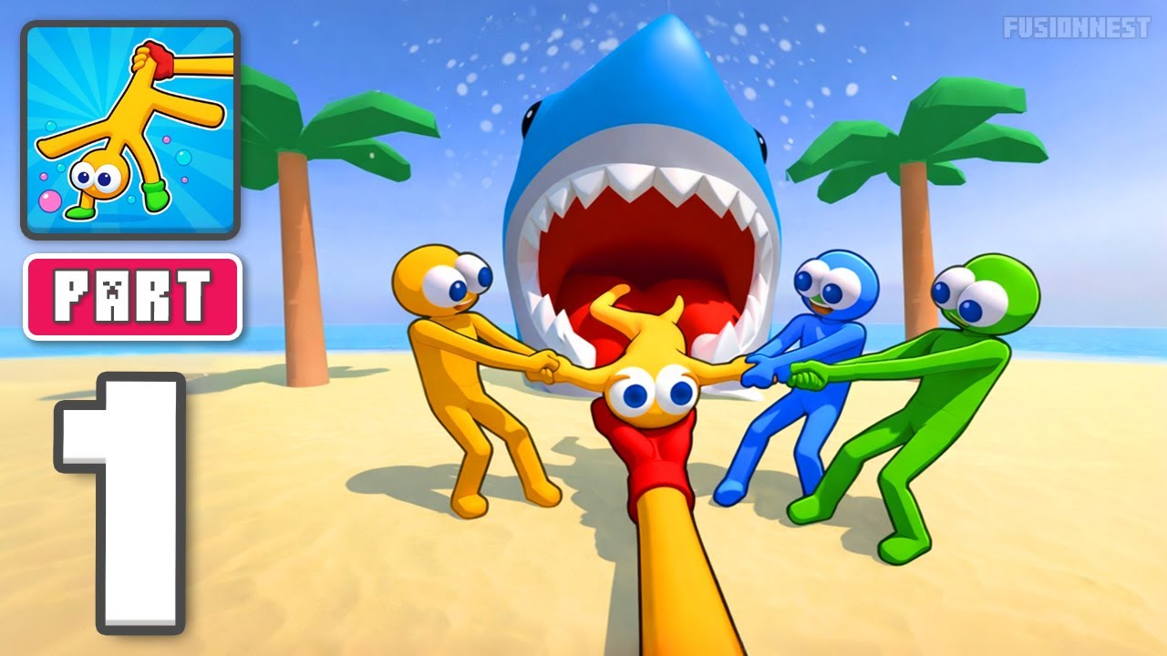 Grab Throw: Hit Annoying Guys - Gameplay Walkthrough Part 1 -Lift Throw Laugh (iOS, Android)