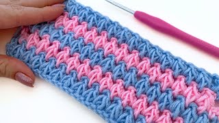 PERFECT STITCH FOR BLANKET AND SCARF