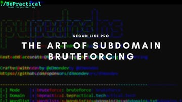 BUG BOUNTY TIPS: THE ART OF SUBDOMAIN BRUTEFORCING| 2023