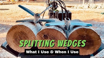 Splitting Wedges - What I Use & When I Use 4 Way, 6 Way, & Single Wedge