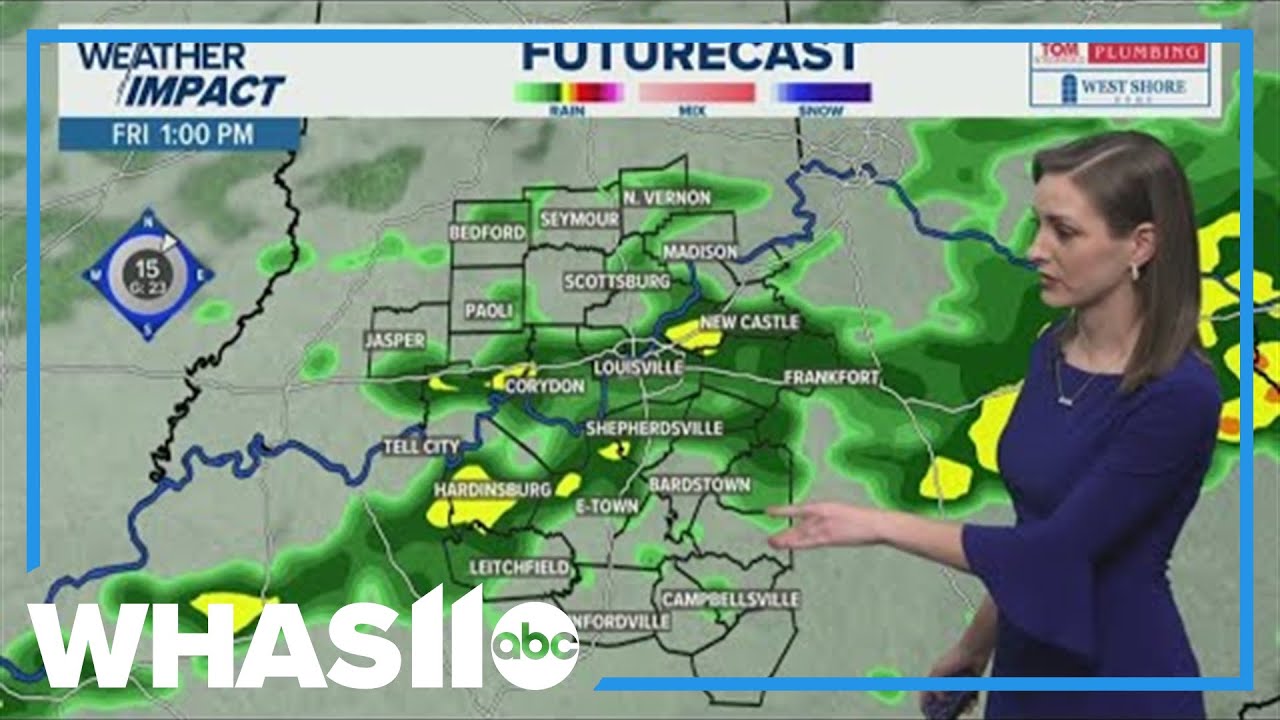Rainy end to the week | Mar. 24, 2026 #WHAS11 11 p.m. weather - YouTube