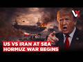 US Threatens To “Immediately Eliminate” Iranian Ships | Strait Of Hormuz &amp; Ports Blocked | VERTEX