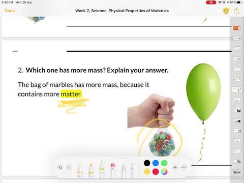 Identify Properties of Materials