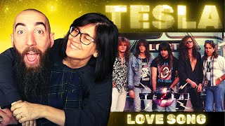 Tesla - Love Song (REACTION) with my wife