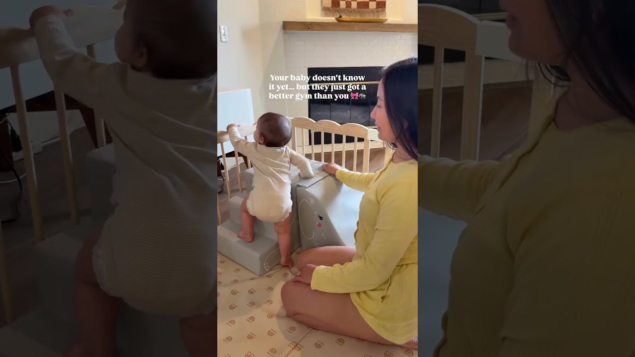 Loraia Soft Play Set I Non-toxic foam climbing gym I I Montessori playroom Ideas I toddler activi...