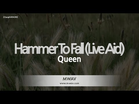 Queen-Hammer To <strong>Fall</strong> (<strong>Live</strong> Aid) (MR/Instrumental) [ZZang KARAOKE]