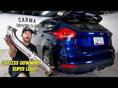 LOUD Exhaust Install on Focus ST!