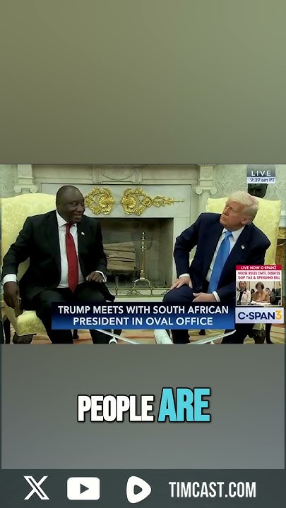 Trump HUMILIATES South Africa's President In Oval Office - YouTube
