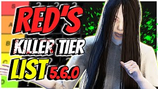Red's 5.6 Killer Tier List Update Dead by Daylight - YouTube