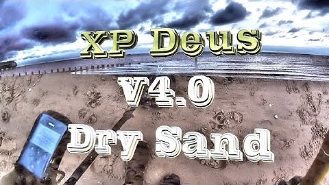xp deus v4 trying out the dry beach setting