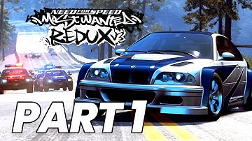 Need For Speed Most Wanted 2005 Gameplay Part 1 - MOD by Redux v3