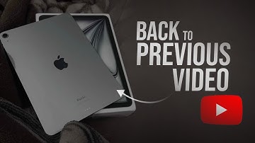 How to Go Back to Previous Youtube Video on iPad (tutorial)