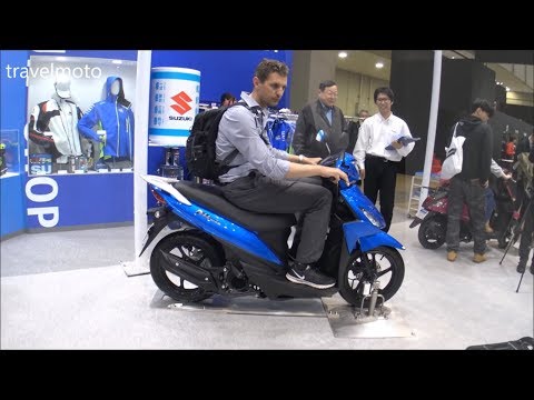 The 2018 Suzuki Address Scooter - Tall Rider 190cm (6,2ft)