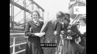 1938 USA, Young John F Kennedy, Interview With Sisters, Rose Kennedy, JFK, 35mm