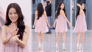 BLACKPINK JISOO leaving after saying goodbye @ 1st SOLO 'ME' fansign event｜230401｜4K