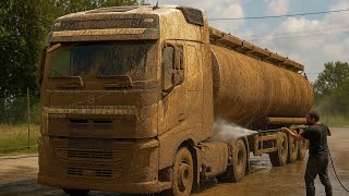 How to wash muddy DIMA truck? Pressure washing trucks