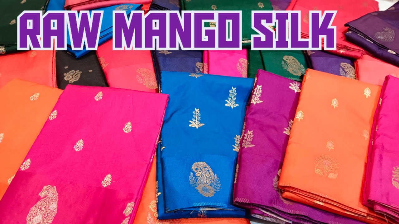 Raw Mango Silk Premium Quality Sarees | Direct from Factory 🏭 