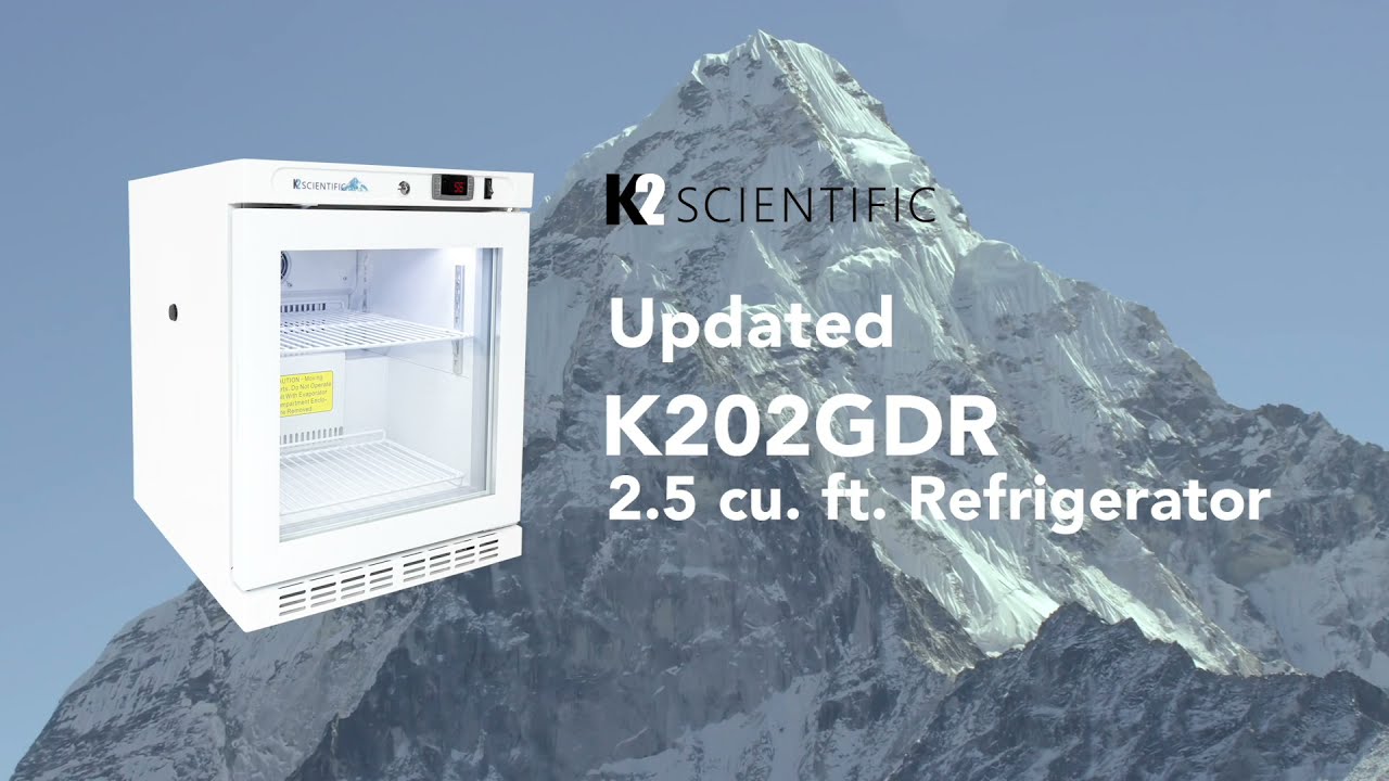 Medical Refrigerator | K202GDR - Redesigned| K2 Scientific