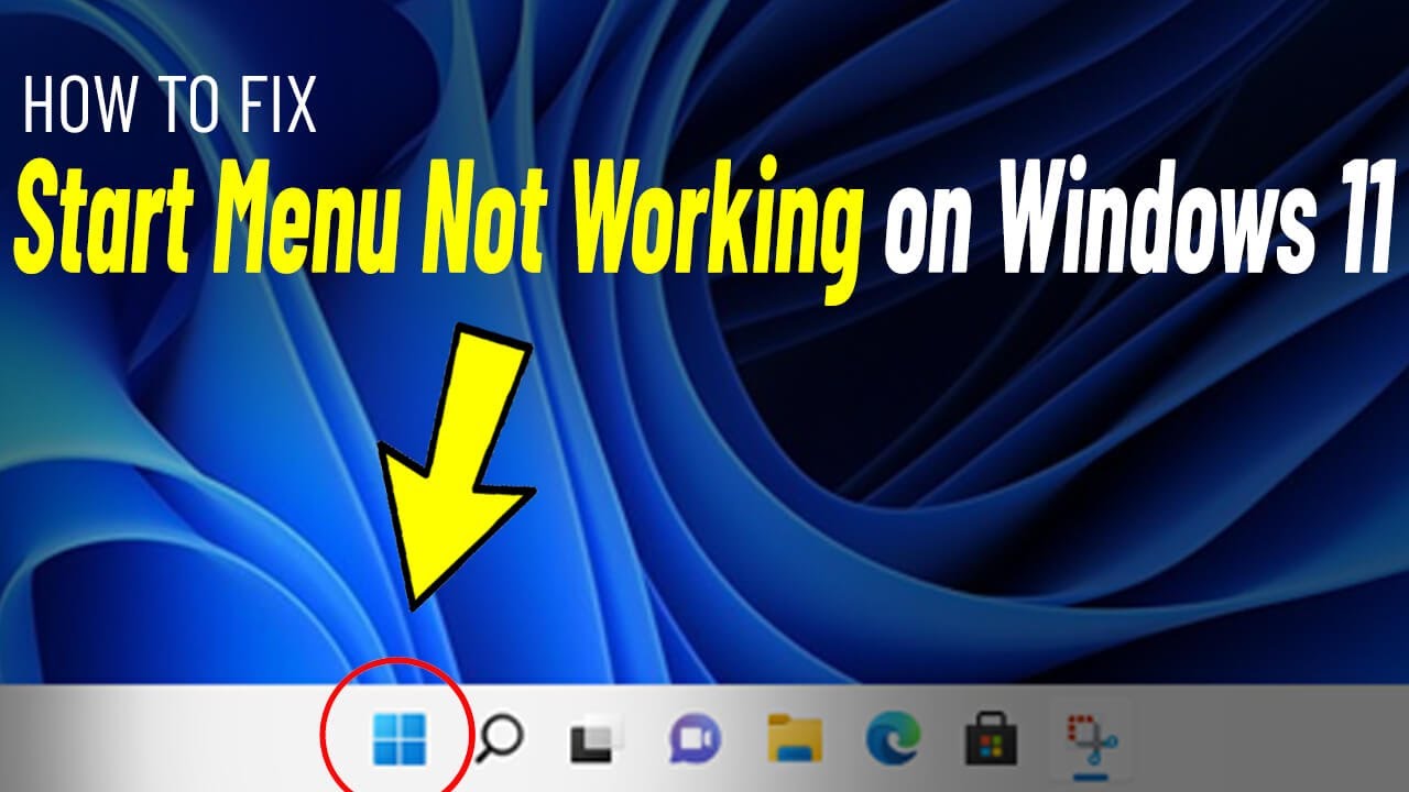 Fix 𝐒𝐭𝐚𝐫𝐭 𝐌𝐞𝐧𝐮 𝐍𝐨𝐭 𝐖𝐨𝐫𝐤𝐢𝐧𝐠 On Windows 11 | How To Solve 𝐬𝐭𝐚𝐫𝐭 𝐦𝐞𝐧𝐮 𝐧𝐨𝐭 ...