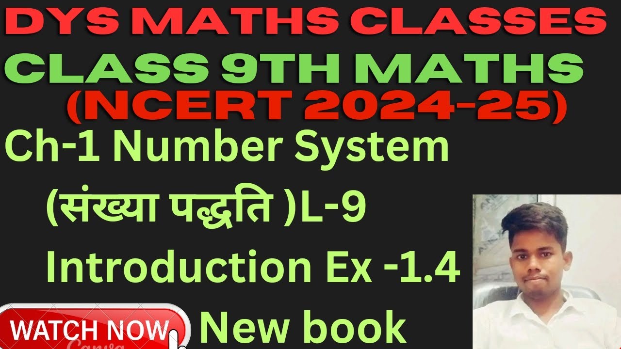 Number System(संख्या पद्धति) ||Class 9th Maths NCERT Ch-1|L-9 ...