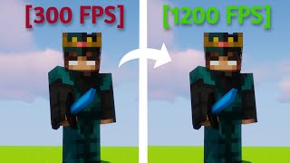 how to double your fps on minecraft (1000  fps boost)