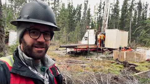Justin Daley, VP Exploration, on-site at the Hecla...