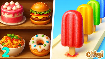 Mini Kitchen Set 🆚 Popsicle Stack - All Levels Satisfying Walkthrough Gameplay PART 2