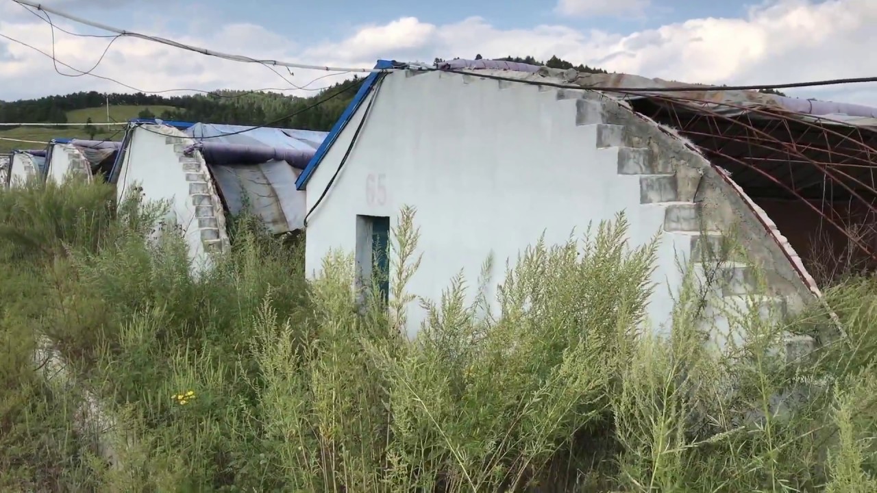 Grow: China, Mudanjiang, renovation of solar greenhouses - YouTube