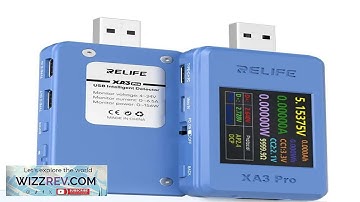 RELIFE XA3 Pro USB Smart Tester PD QC2.0 QC3.0 Fast Charge 6.5A Review