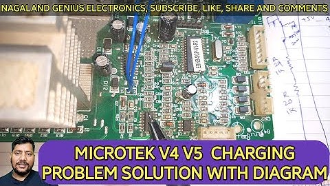 PART 9 MICROTEK V4 V5  CHARGING PROBLEM SOLUTION WITH DIAGRAM
