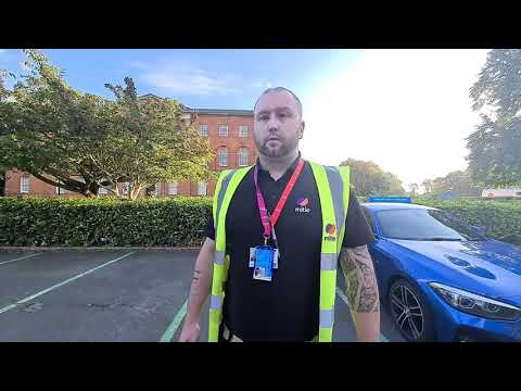 Security guard loses his S**t !!!