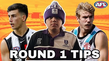 AFL Round 1 Tips + Predictions 2025