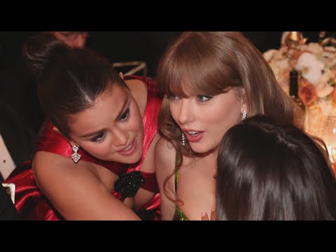 Why selena gomez and taylor swift's golden globes gossip sesh is the must-see moment of the night!