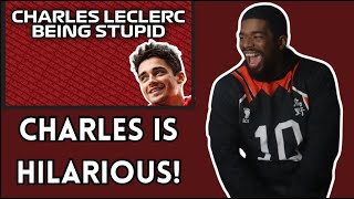 Charles Leclerc BEING STUPID for 15 MINUTES | F1 Reaction