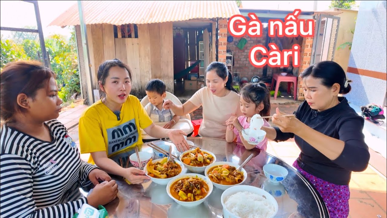 Hôm Nay Mai Xuống Nhà Bà Nội Nấu Càri Gà / Ăn Ngày 8-3 