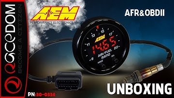 Unboxing the AEM X-Series Wideband Controller Gauge with OBDII Connectivity