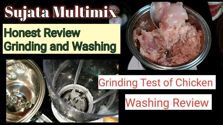 Sujata Multimix Mixer Grinder/ Grinding Chicken and Washing Review Honest and Real