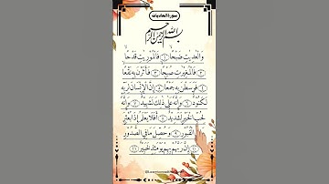 SURAH AL-ADIYAT(سورة العاديات) - Egzon Ibrahimi #jummamubarak #egzonibrahimi