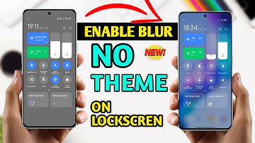 🚨 New Way To Blur Control Centre Without Using Theme On Lockscren | Blur Control Center In Miui 14