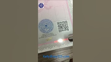 Security official degree certificate  screen printing Anti-counterfeiting with UV light foil