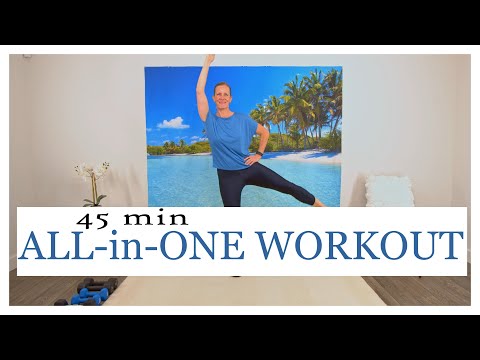 Build strength, boost metabolism & improve balance & flexibility | 45 minute all-in-one workout