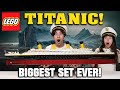 I BUILT THE TITANIC!!! Biggest Lego Set In the World!! Set 10294 - Unboxing, Speed Build & Review!