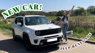 decorate my NEW car with me + car tour!  JEEP Renegade Limited