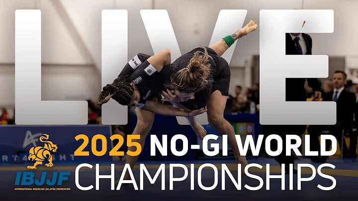 LIVE: 2025 IBJJF No-Gi Worlds | Black Belts, Day 1