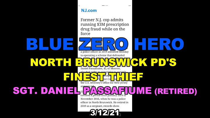Former North Brunswick Sgt, Passafiume Steals 3 Mi...