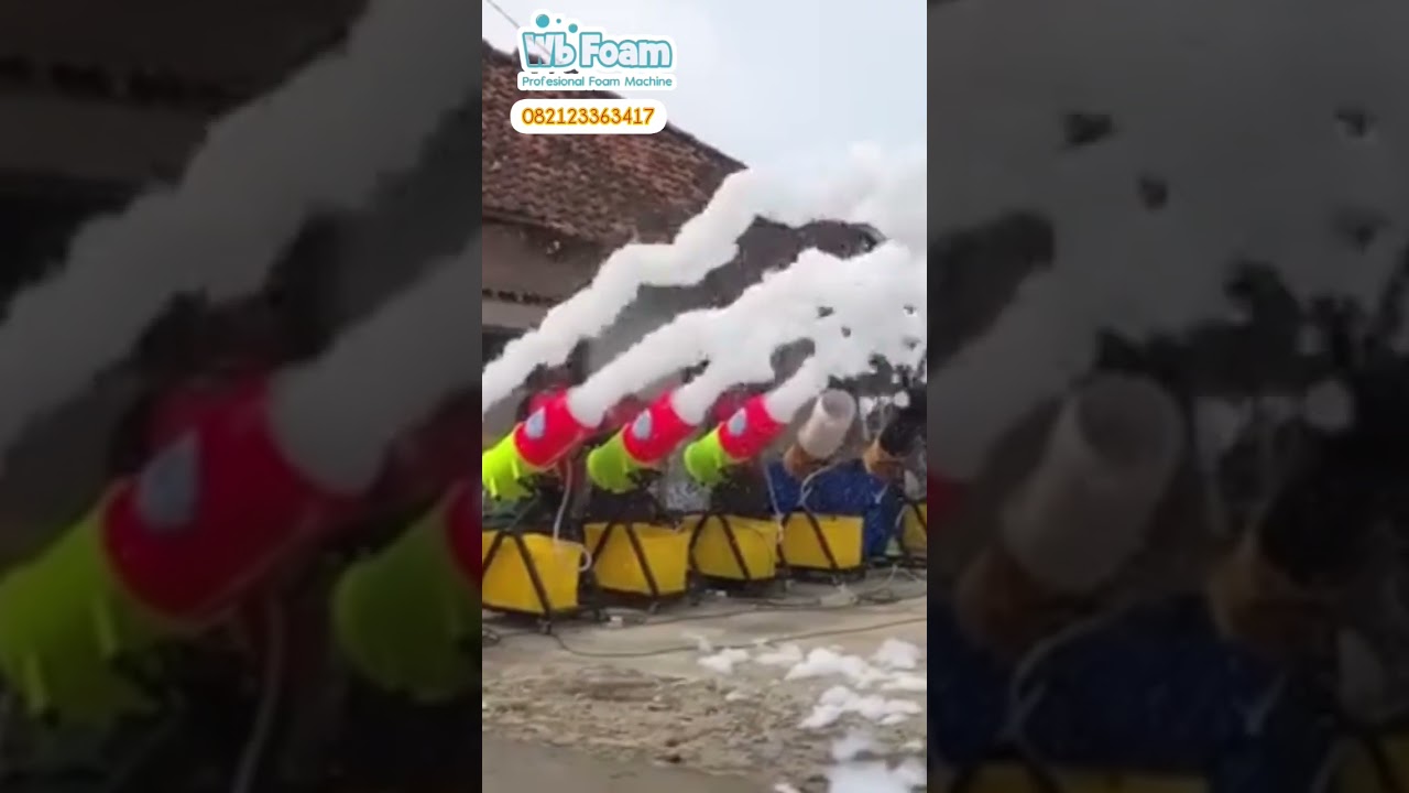 Test 4 Unit di luncurkan custom wb Foam machine