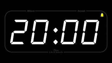 20 MINUTE - TIMER & ALARM - Full HD - COUNTDOWN