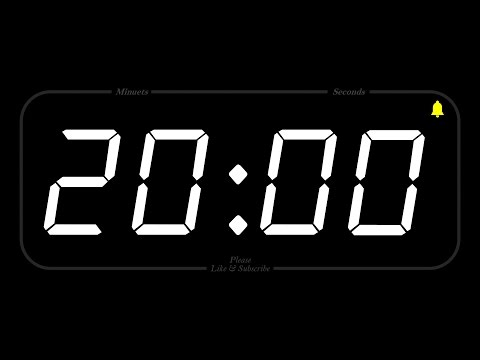 20 Minute - Timer x Alarm - Full Hd - Countdown